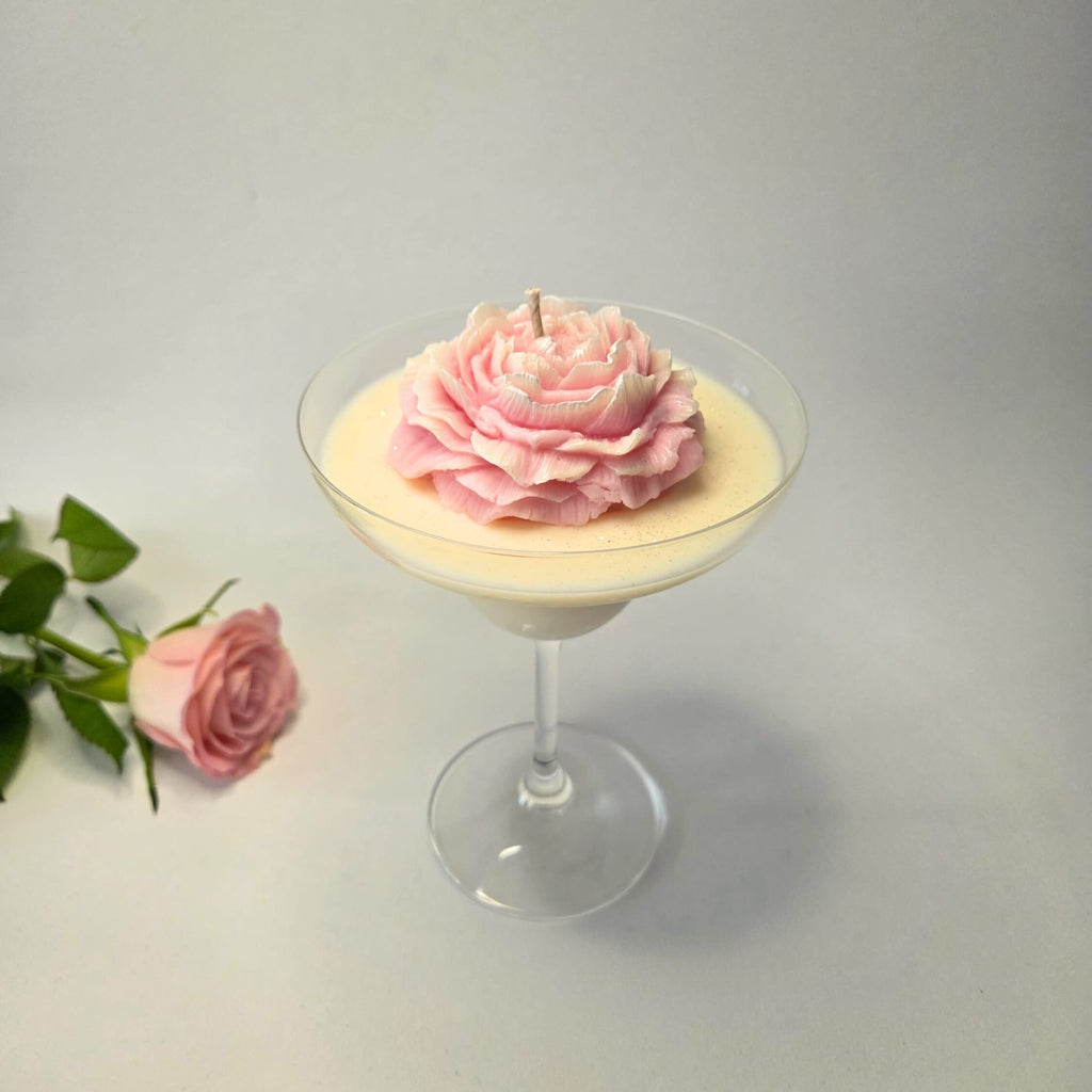 Pfingstrose im Glas